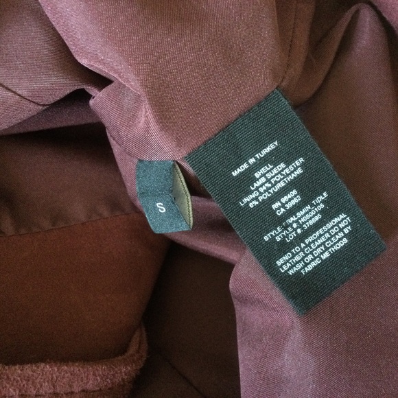 Theory Maroon Lamb Suede Biker Jacket - Picture 4 of 5